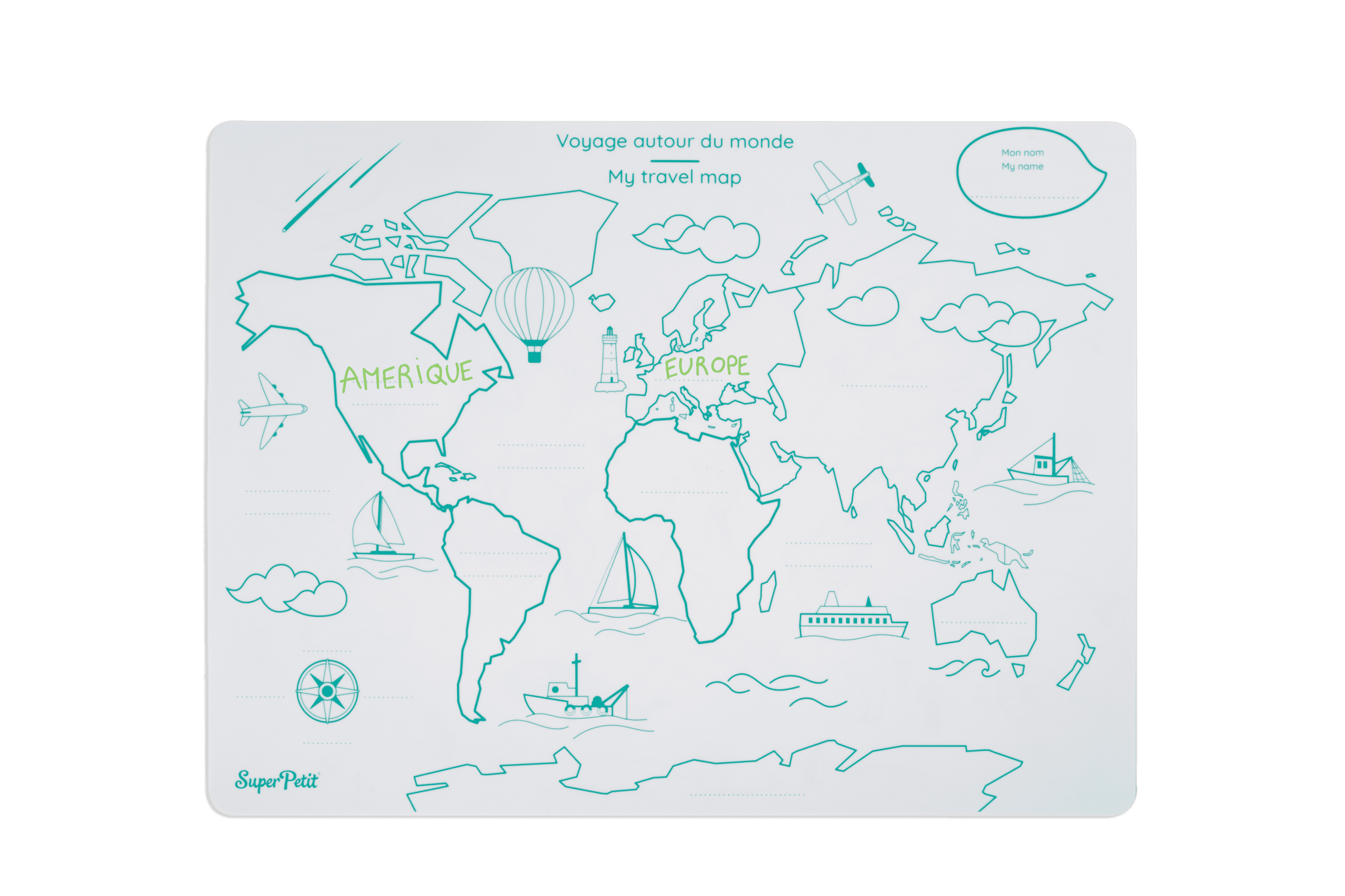 Set WORLD MAP - myplayground