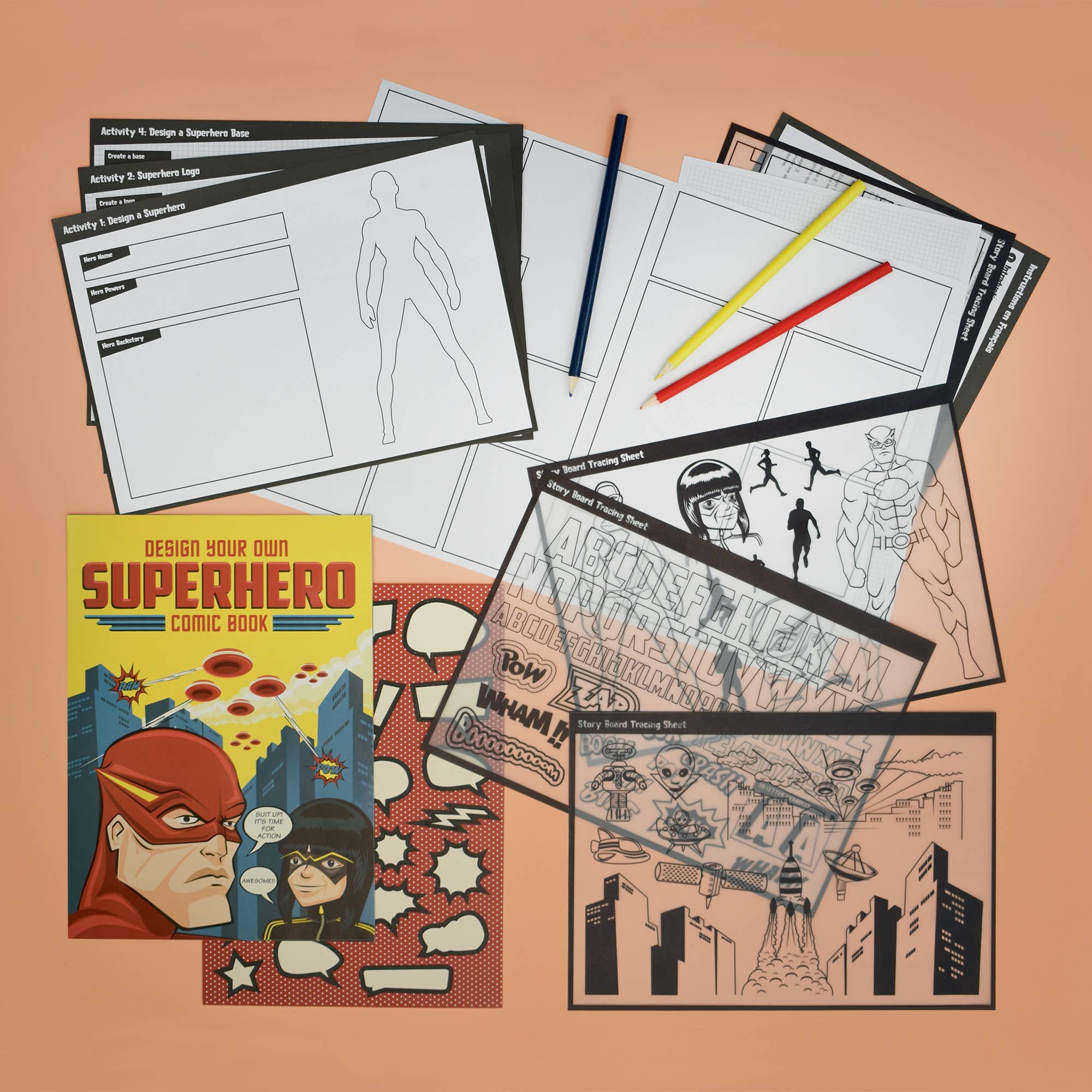 Concevez votre propre superhéros BD - myplayground