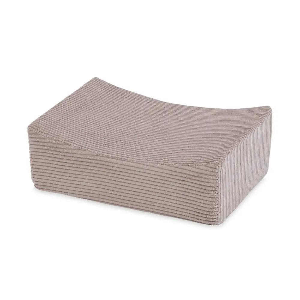 Terrain de jeu 4 éléments – Velours côtelé beige premium, aire de jeux – Plush Nest by Misioo