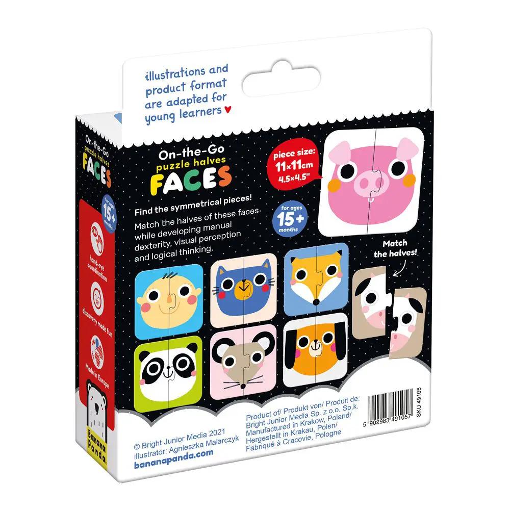 Puzzle Moitiés de Voyage - Visages - Banana Panda by Banana Panda