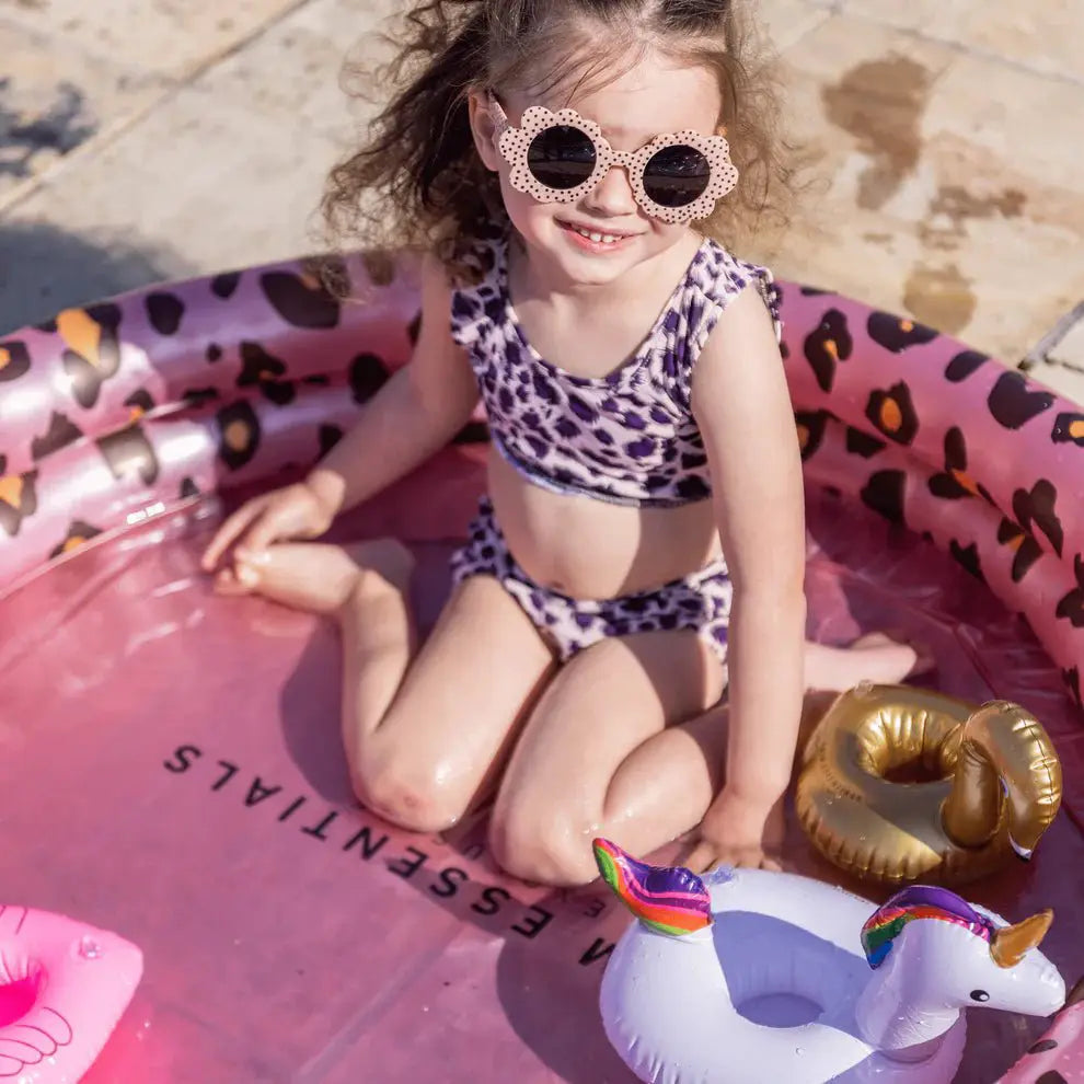 Piscine Gonflable avec Imprimé Léopard Rose 100 cm - Swim Essentials - myplayground