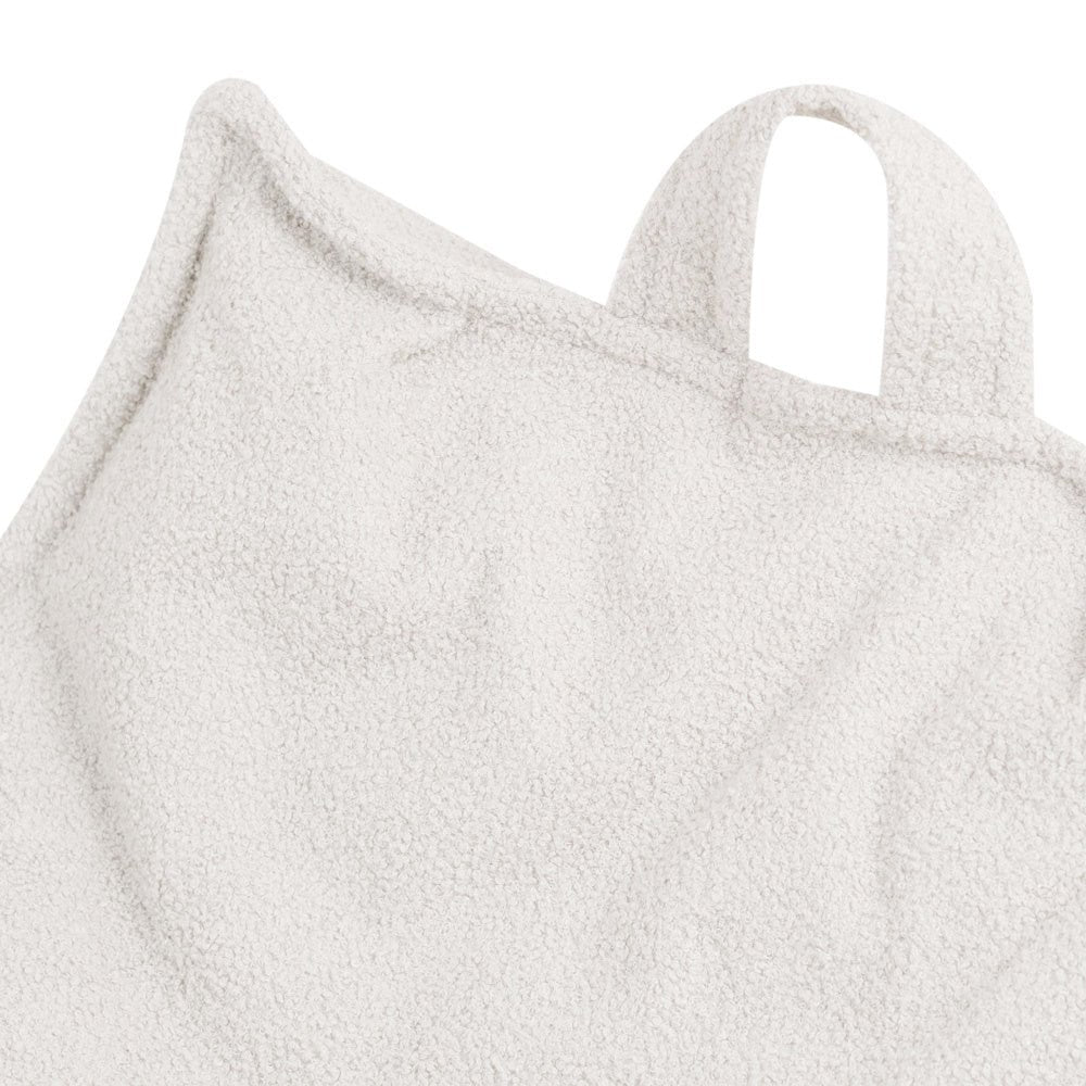 Fauteuil carré Puffy - 77x67x50, agneau crème, pouf - Plush Nest - myplayground