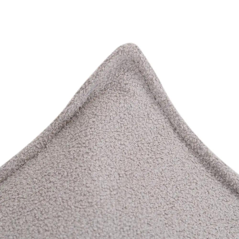 Pouf 60x60 cm - Coussin de sol, agneau gris - Plush Nest by Misioo
