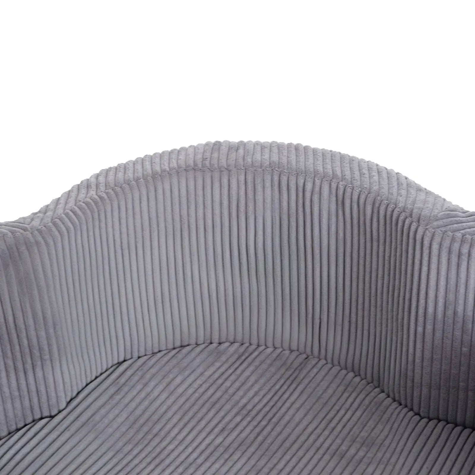 Piscine à balles avec tapis, 95x30, gris clair, velours côtelé premium, Floral Fun Zone (+ 200 boules perle, argent, bleu clair)-Plush nest - Misioo by Misioo