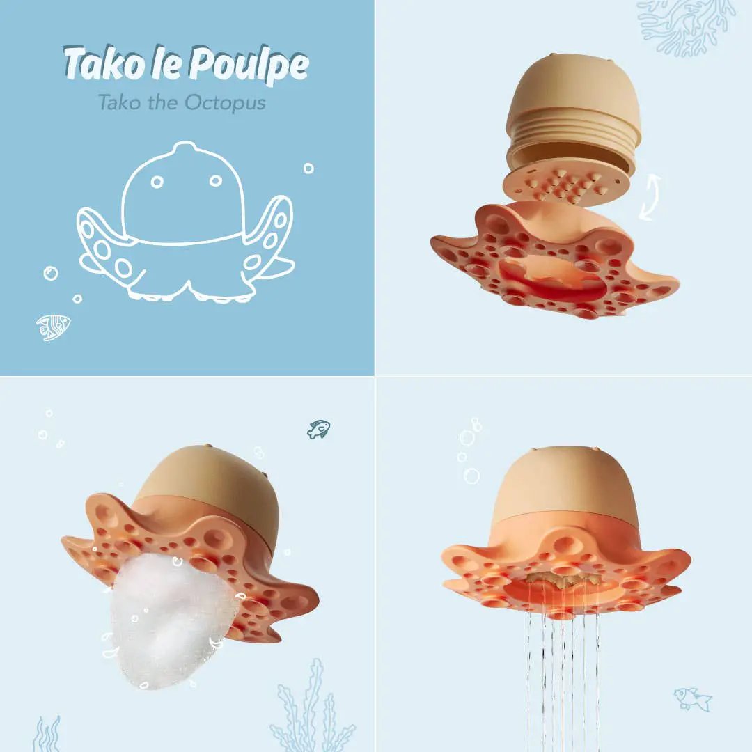Flot® Tako - Jouet de bain pour enfant sans moisissure by OPPI