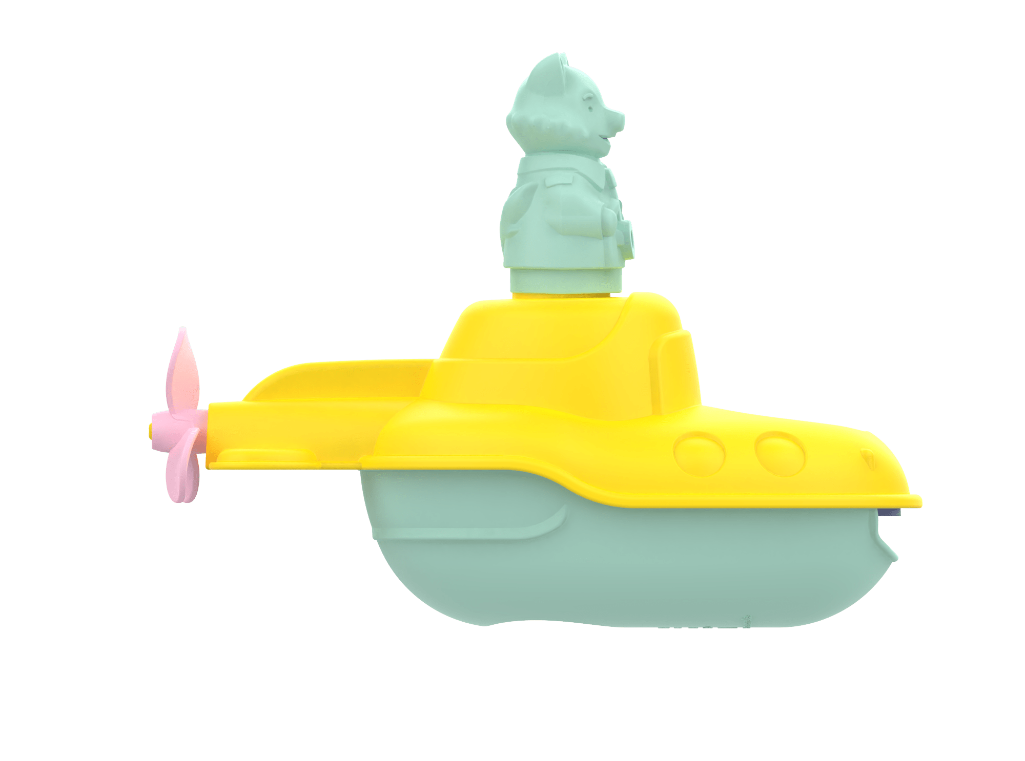 Mon premier sous - marin 2 - en - 1 - Jouet de Bain - Made in France - myplayground