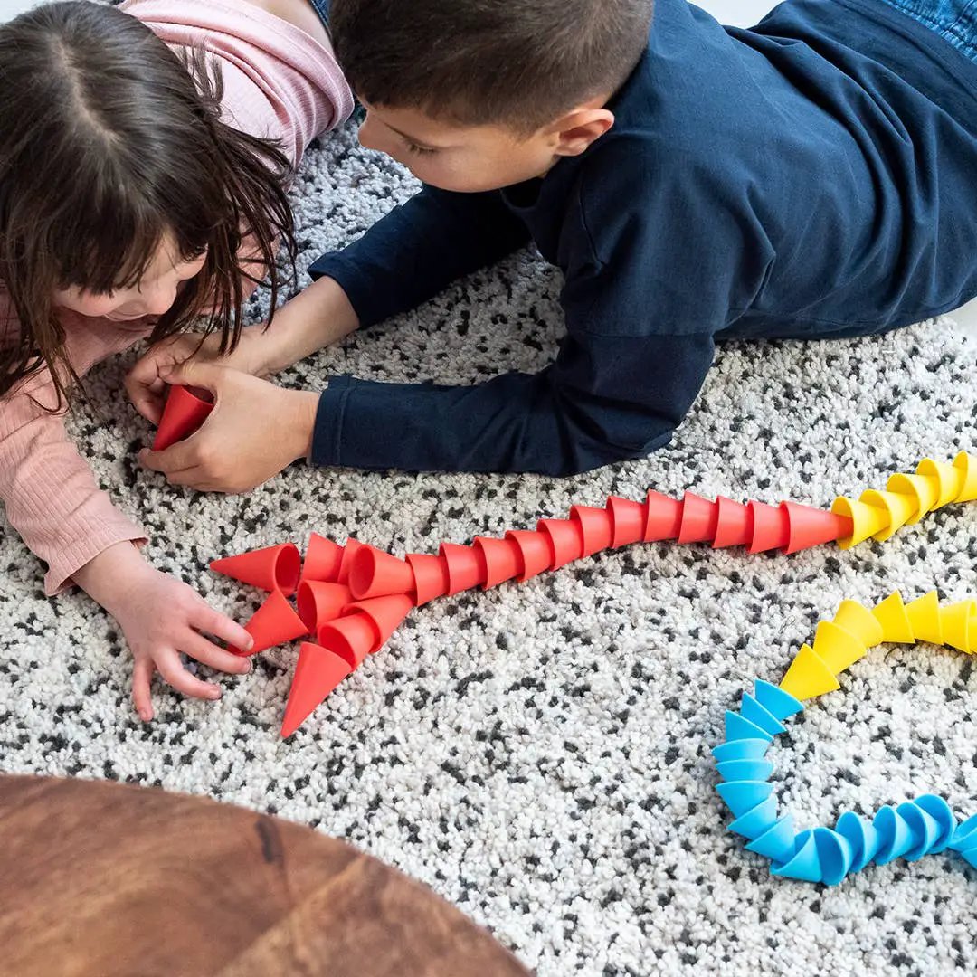 Piks Kit Cônes - Jeu de construction éducatif en bois by OPPI