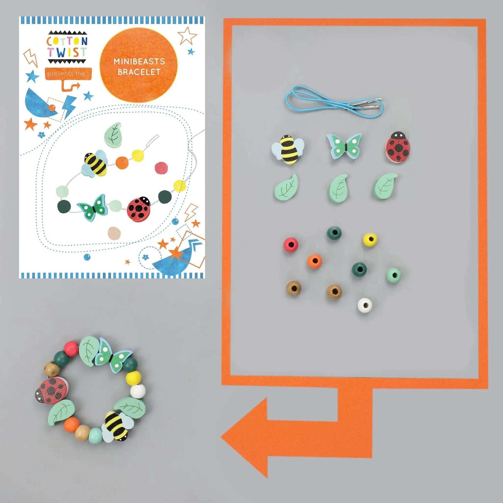 Créez votre propre bracelet Minibeast by Cotton Twist