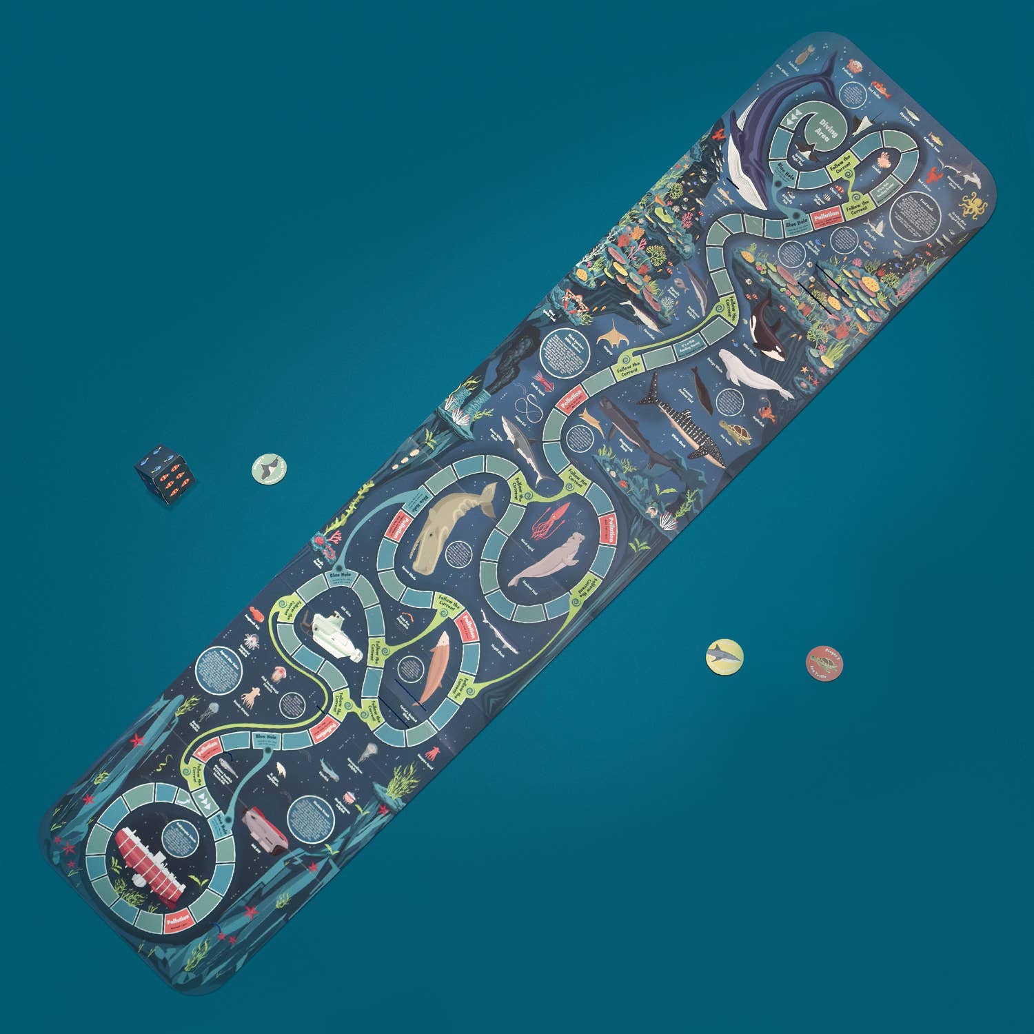 Créez votre propre paysage marin bleu profond - myplayground