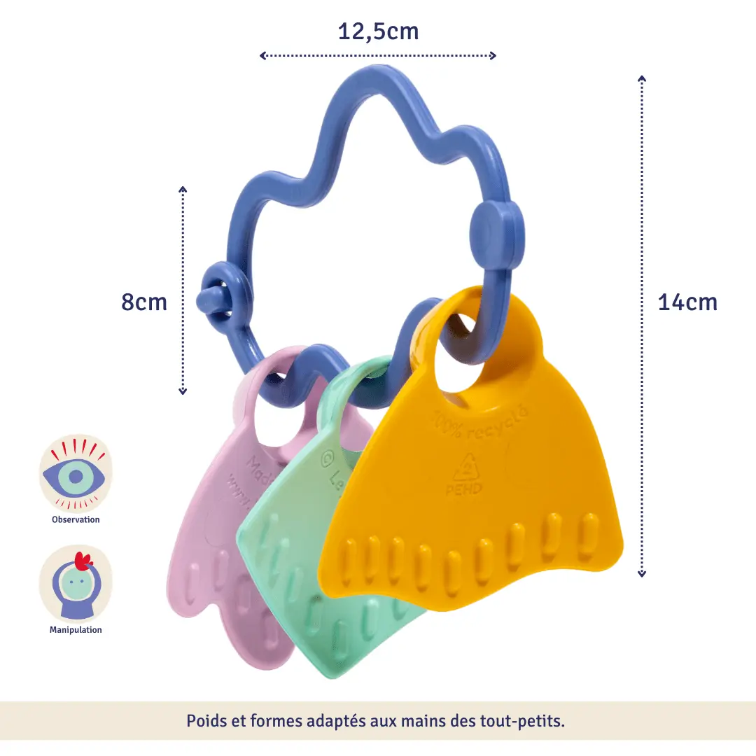 Assortiment - Trains/Coupelles/Hochets - Jouets Éducatifs pour Bébés by Le Jouet Simple