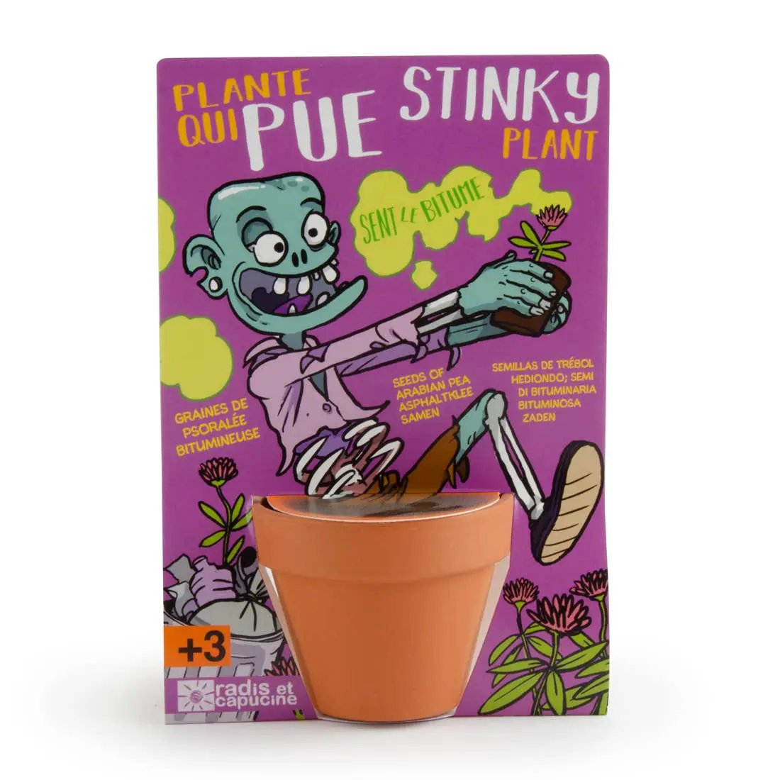 Carte nature Zombie - Plante qui pue - Kit créatif de jardinage Enfant by Radis Et Capucine