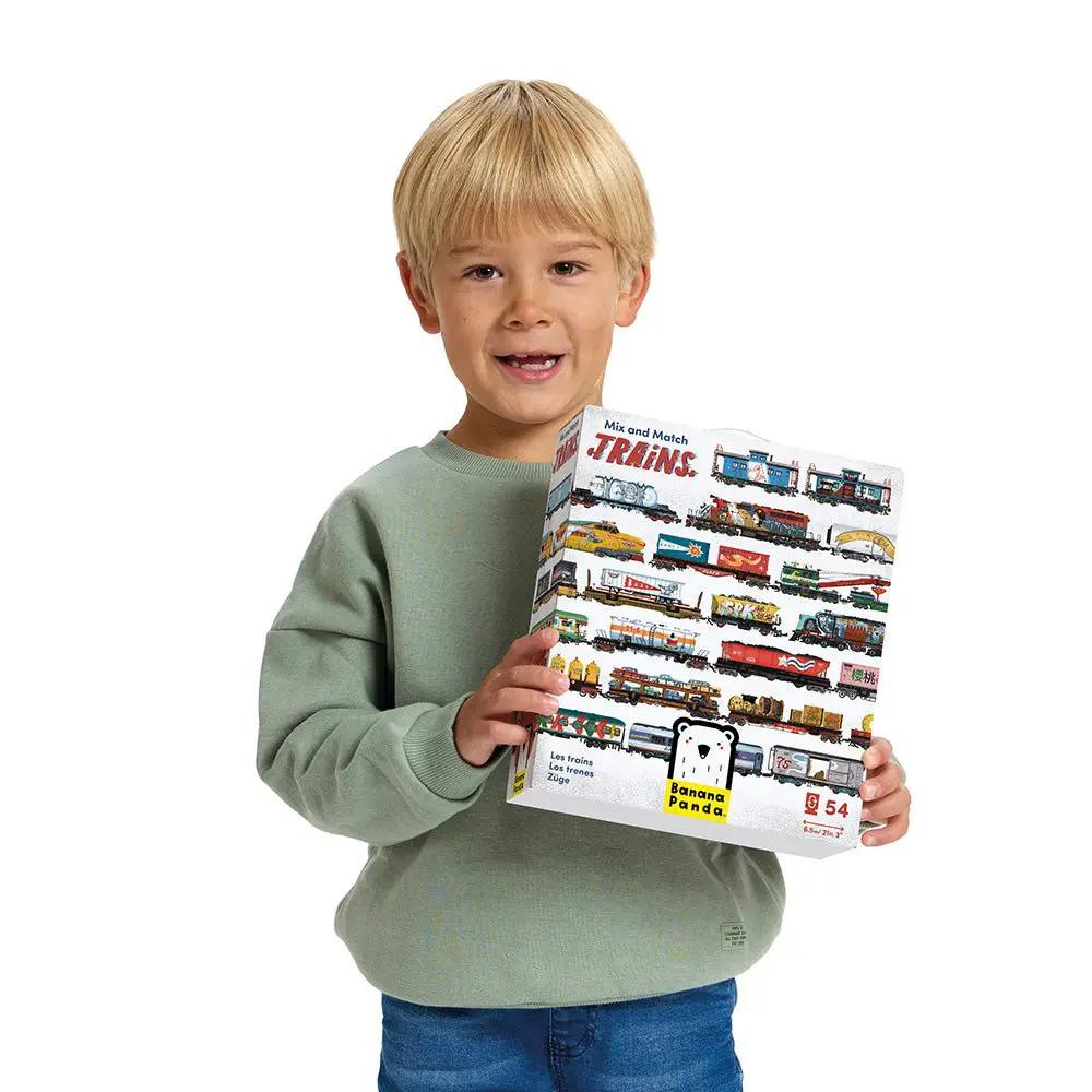 Puzzle Trains Mix et Match - Banana Panda by Banana Panda
