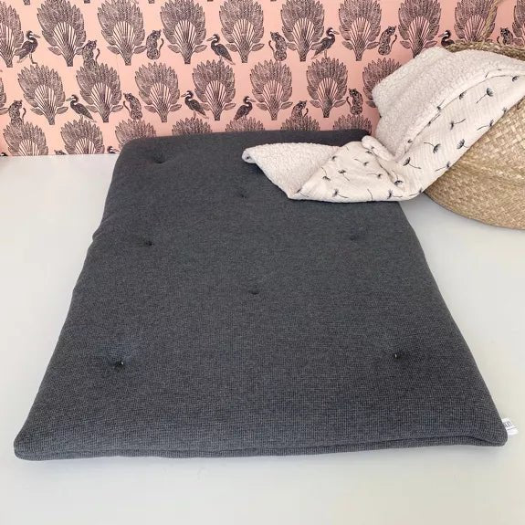 Tapis d'Éveil Jersey - Gris Foncé - Jacky And Family by Jacky And Family