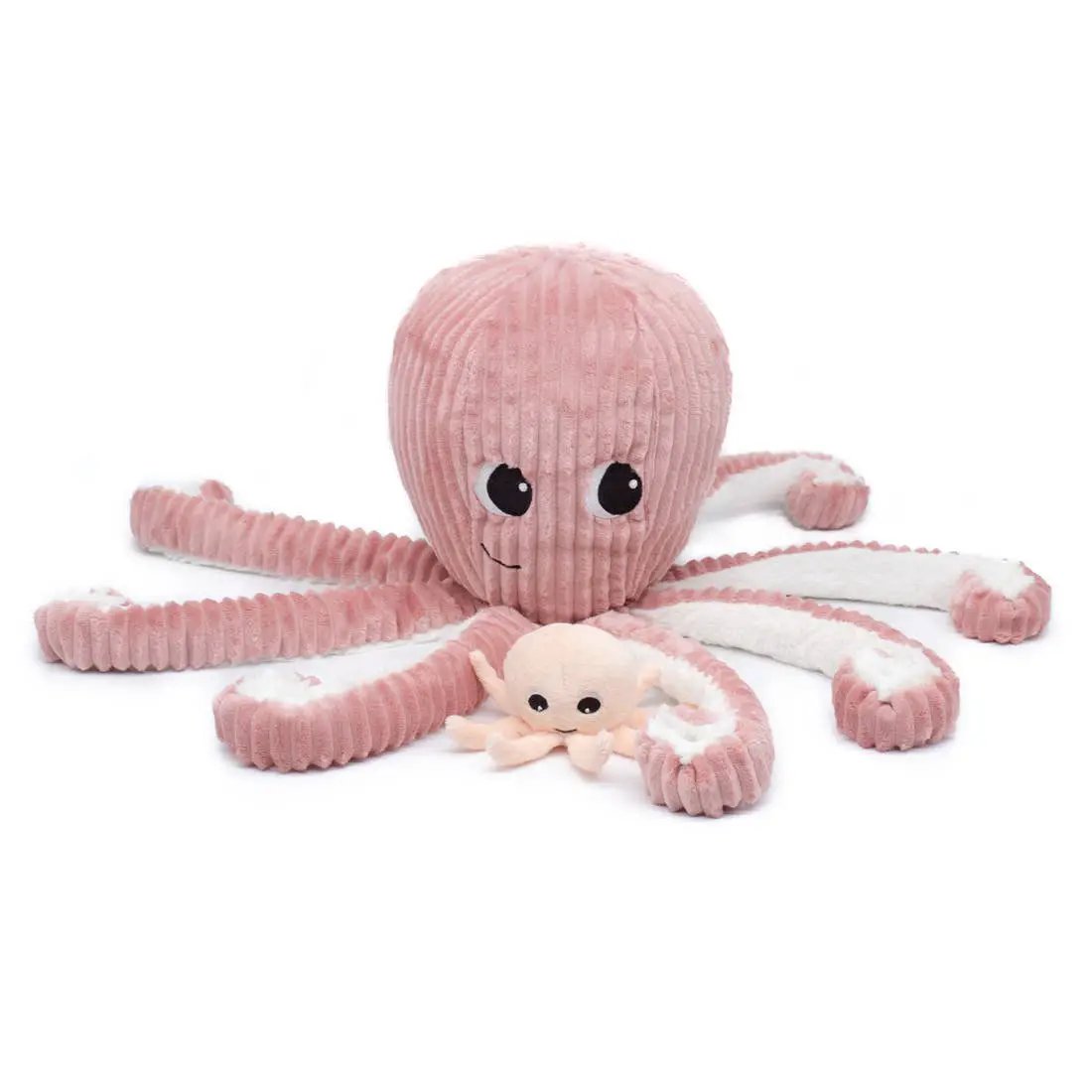 Ptipotos - Poulpe Mum & Baby Pink 18 pouces (45 cm) - Les Déglingos, France by Les Déglingos, France
