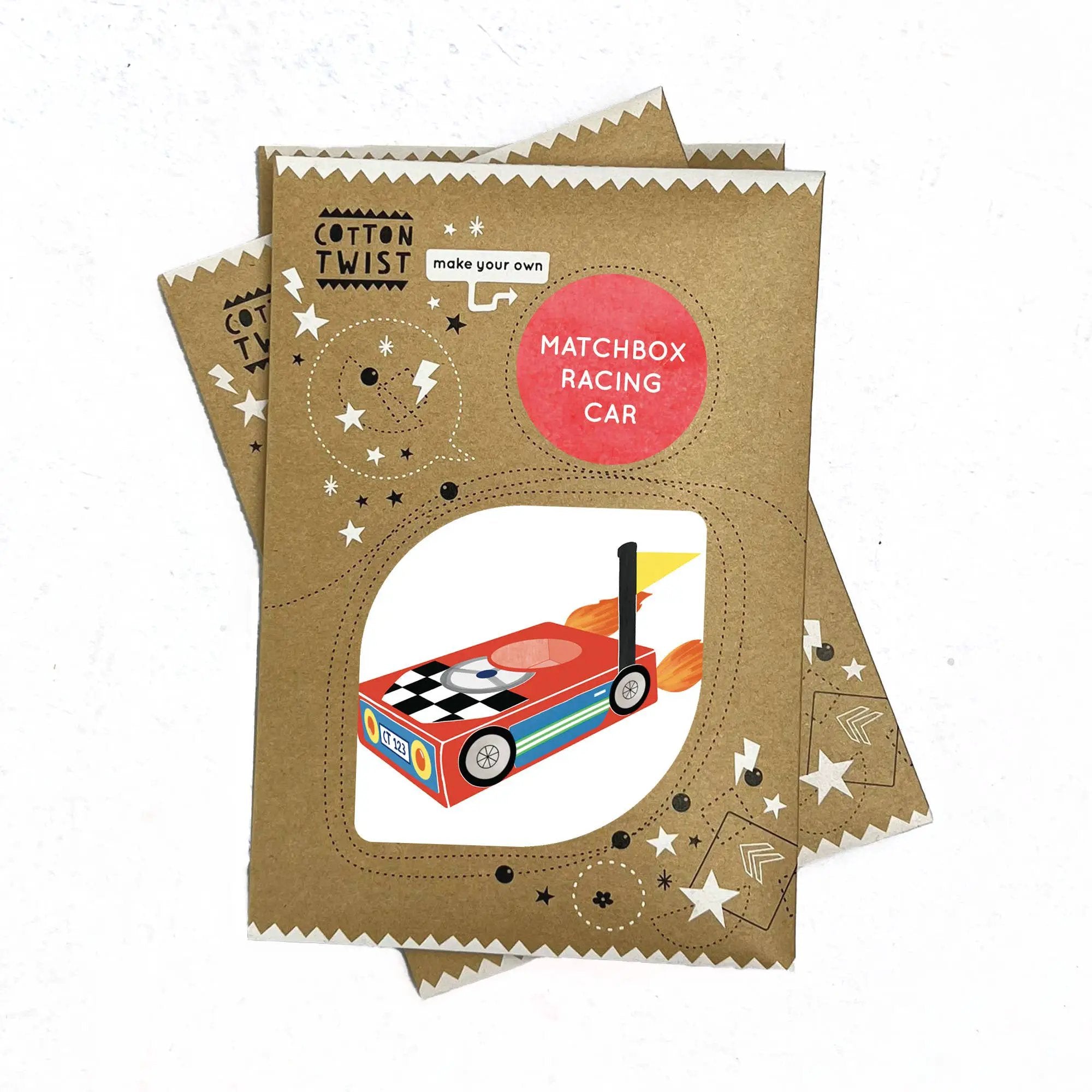 Créez votre propre voiture de course Matchbox by Cotton Twist