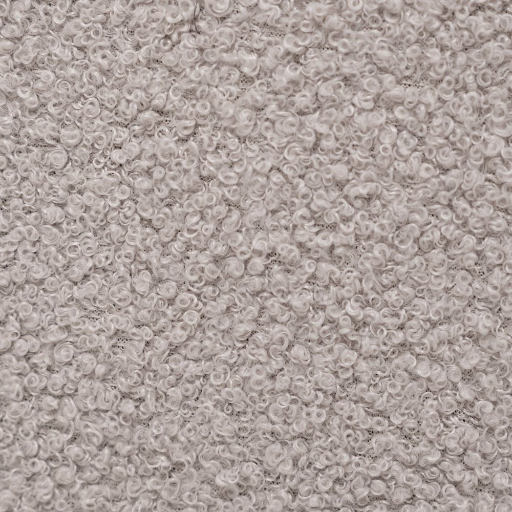 Piscine à balles, ronde, 90x30 cm, agneau gris (+ 200 boules argent, perle, transparentes) -Plush Nest - Misioo by Misioo