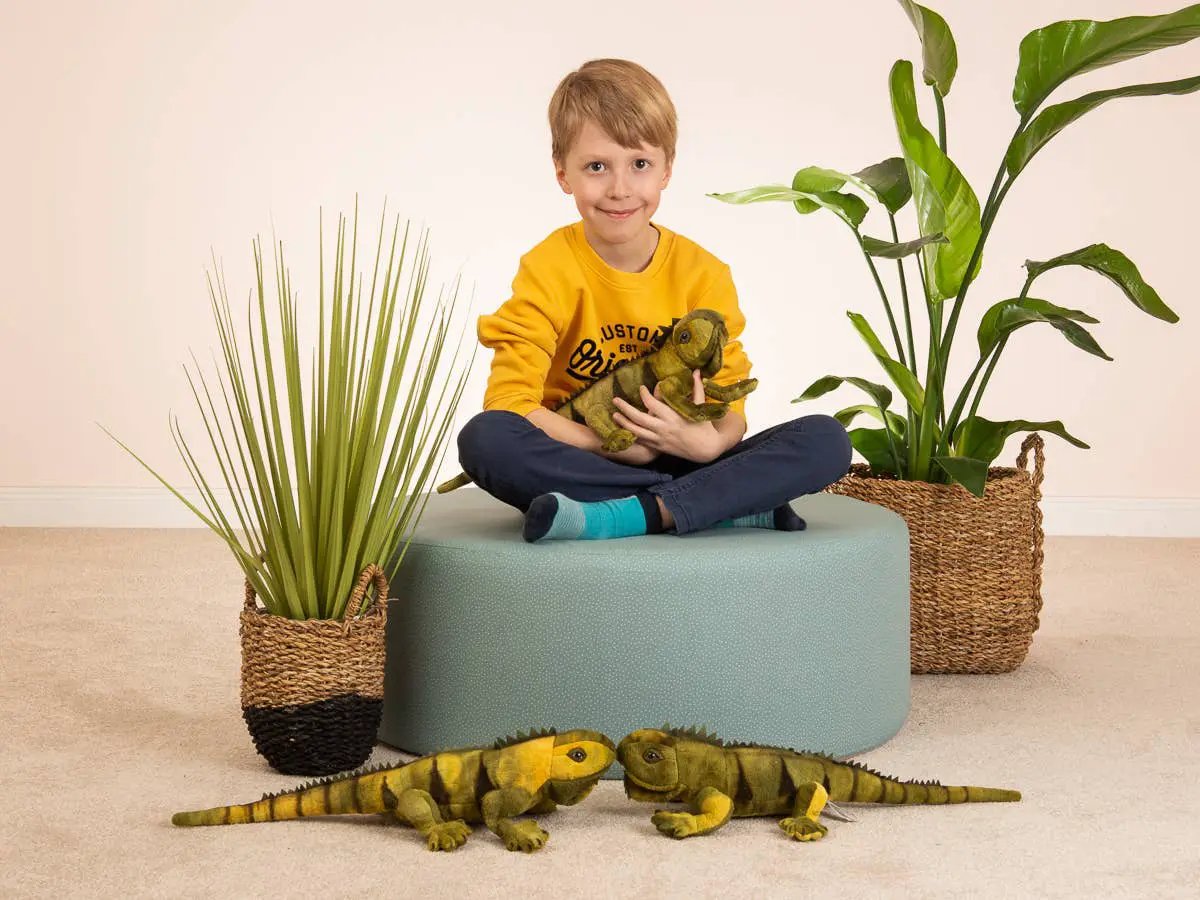 Iguana 49 cm - peluche - peluche by Teddy Hermann