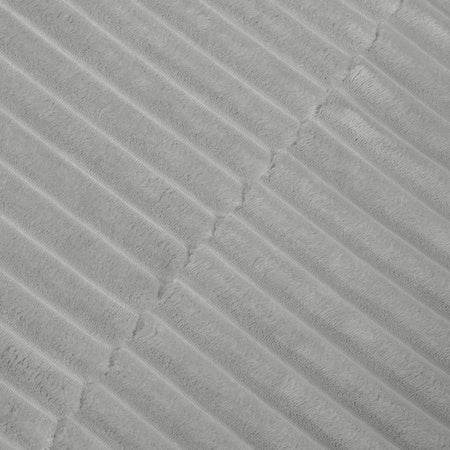 Piscine à balles - ronde 90x30 cm, Gris Velours Côtelé Premium - Plush Nest - Misioo - myplayground