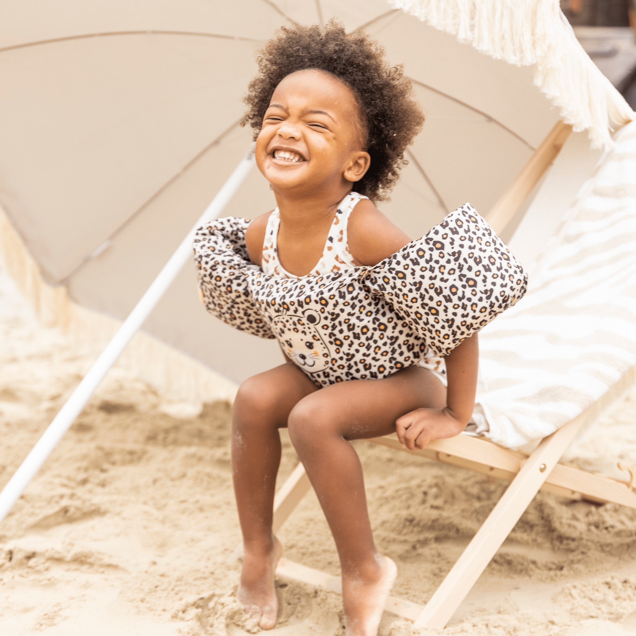 Brassards de natation à imprimé léopard ( 2 à 6 ans ) - Swim Essentials - myplayground