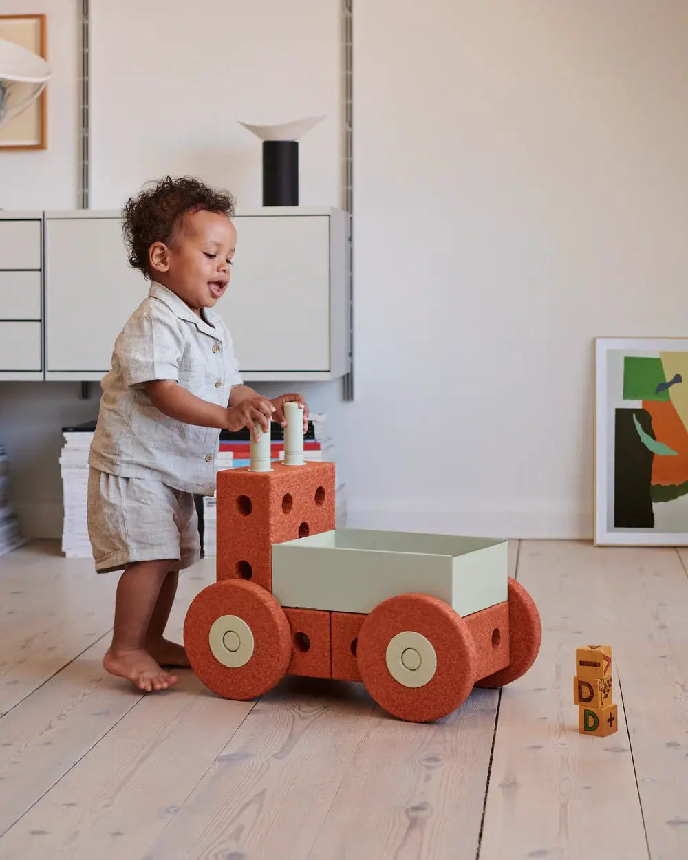Trotteur 3 en 1 - Burnt Orange - Modu by Modu