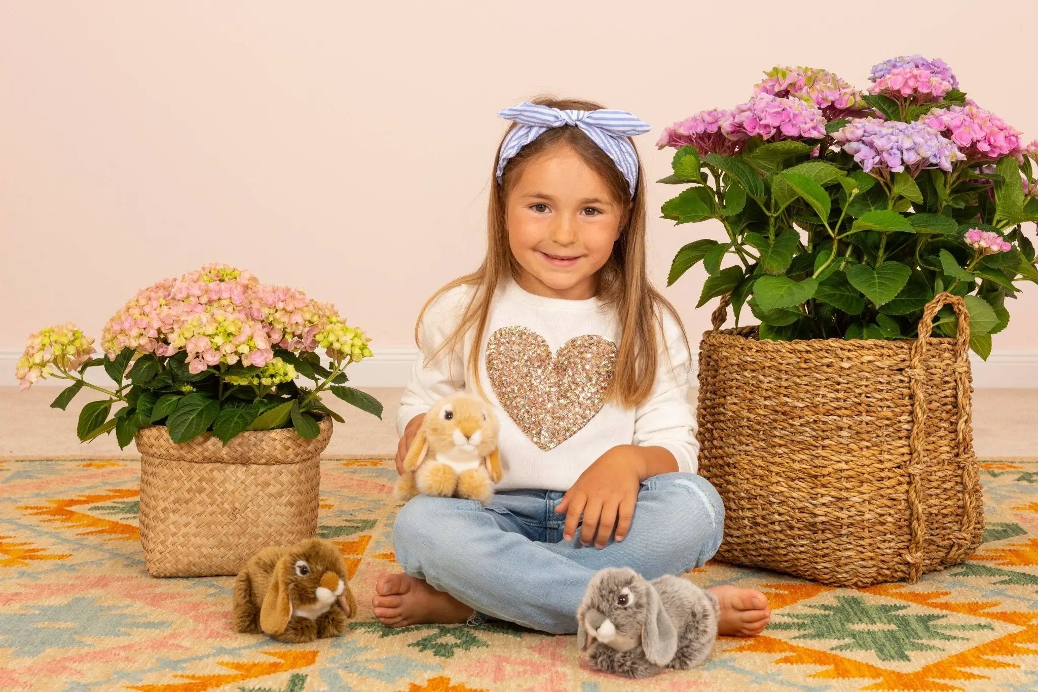 Lapin bélier 18 cm - peluche - peluche by Teddy Hermann