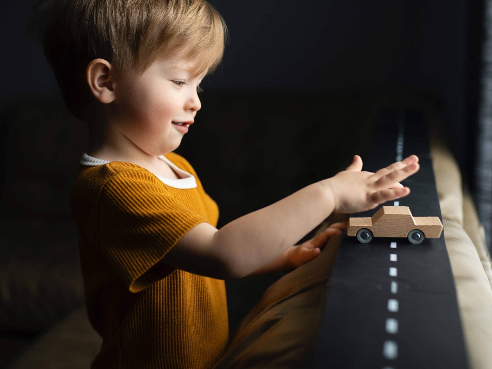 Petite voiture en bois - Va - et - vient - Woody - myplayground