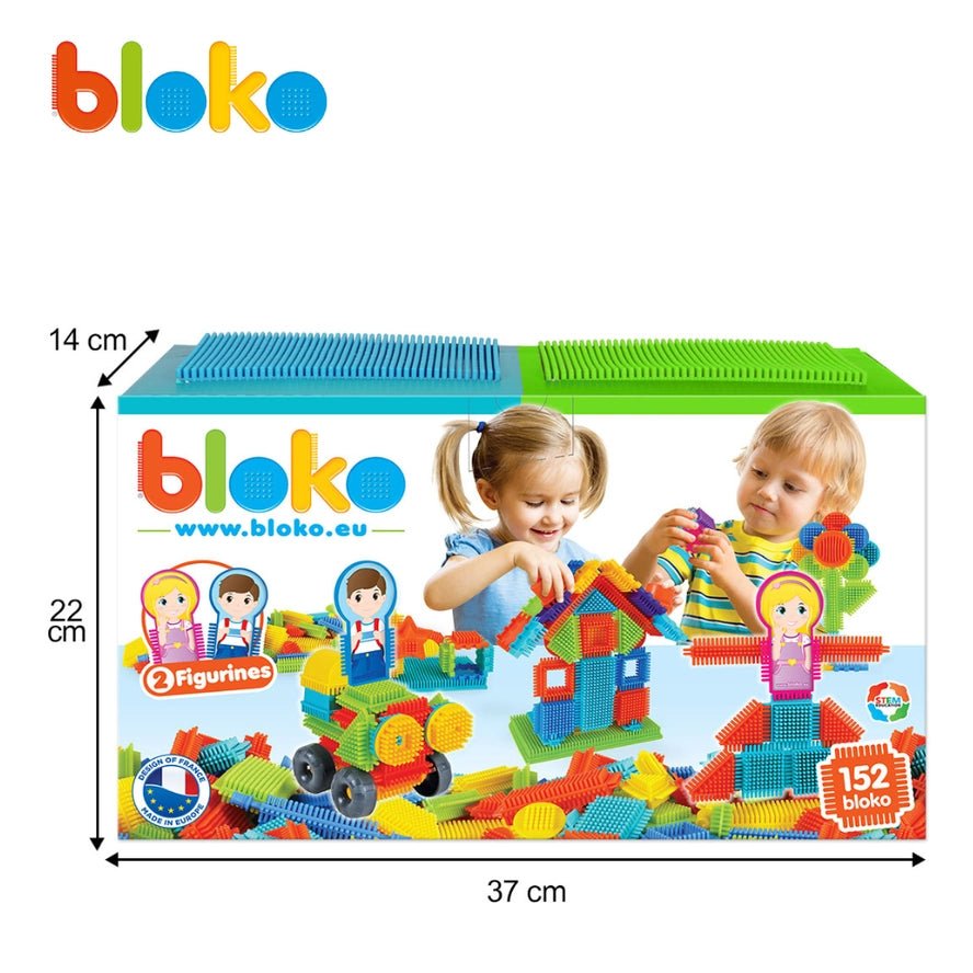 154 Bloko + 2 Plaques + 2 Figurines Famille - Bloko - myplayground