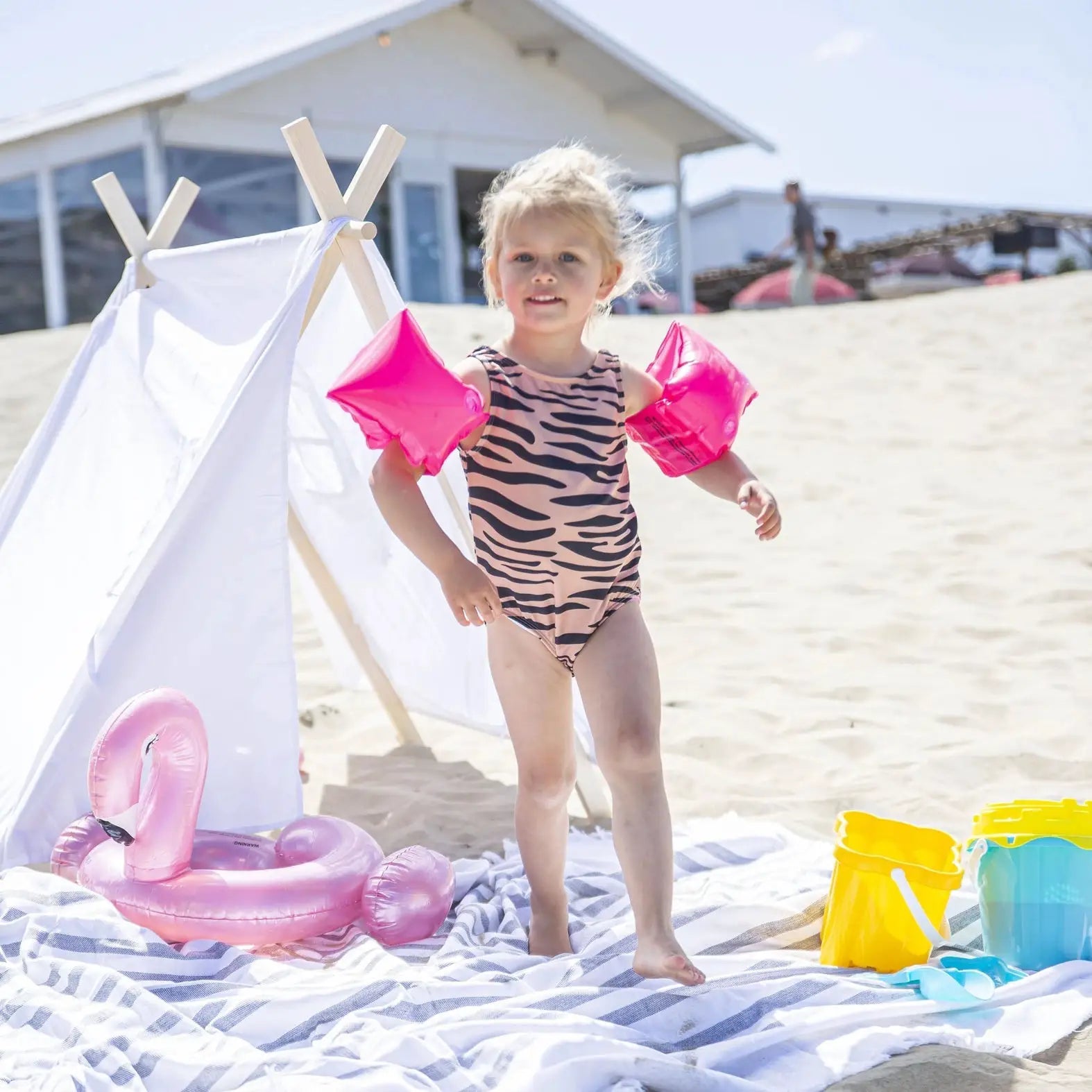 Bouée Flamant Rose - 95 cm - Swim Essentials by Swim Essentials