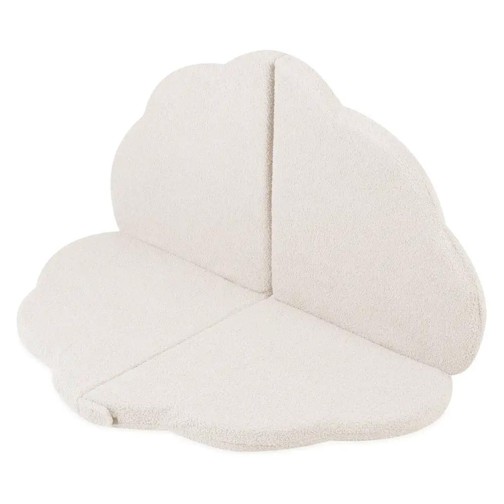 Tapis fleur - 15x115x5 cm, agneau crème moelleux, tapis de jeu - Plush Nest by Misioo