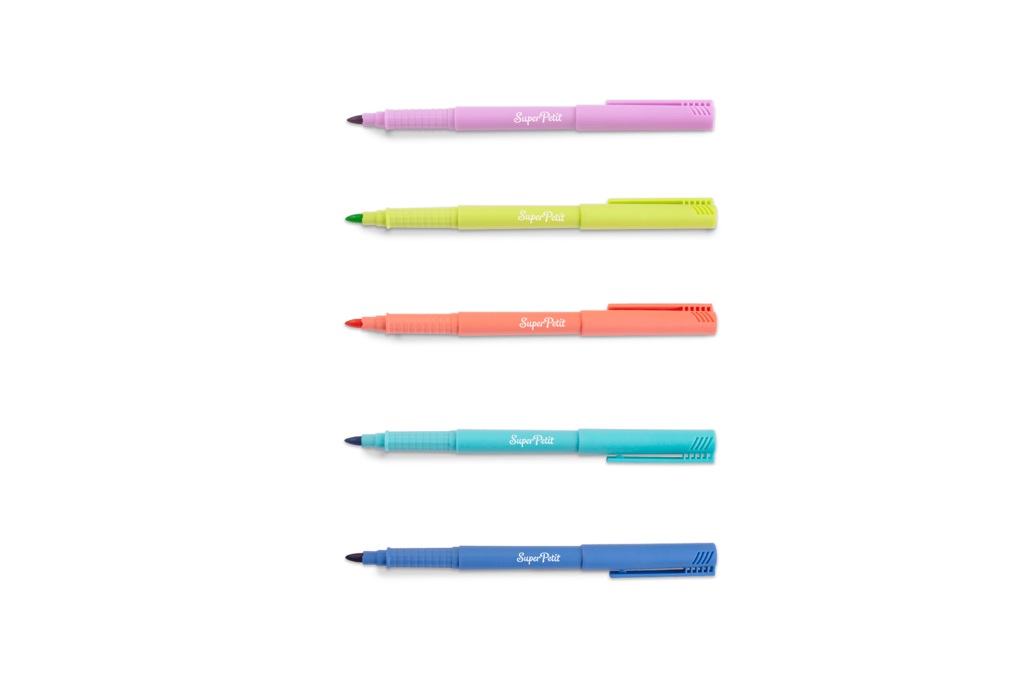 Boîte de 5 Feutres Pointe Fine SuperPetit - myplayground