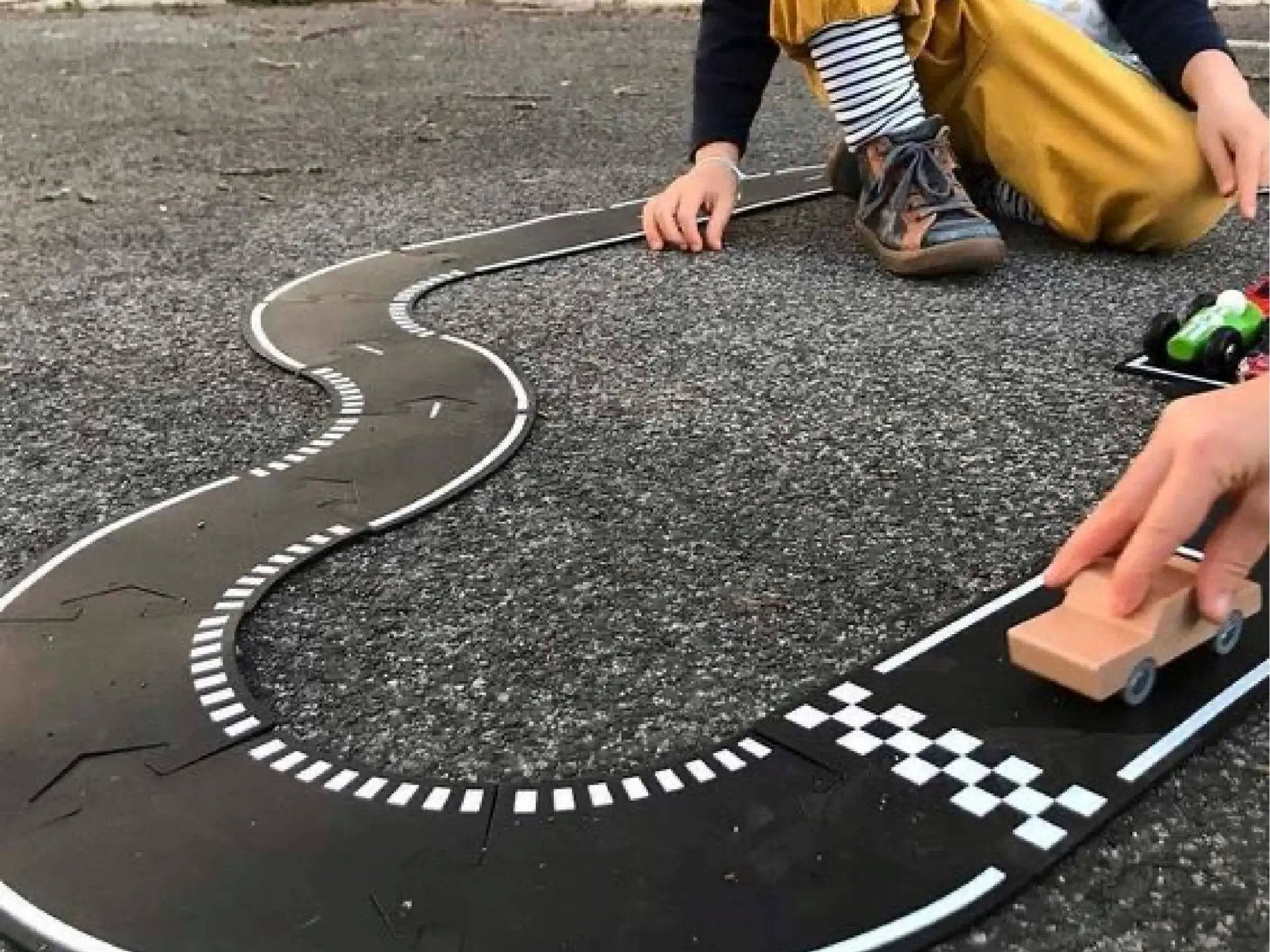Grande piste de course de jouets flexibles - Grand Prix - myplayground