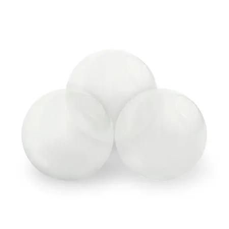 Piscine à balles avec tapis, 95x30 cm, agneau crème, Floral Fun Zone (+ 200 boules or, perle, transparentes) - Plush Nest - Misioo by Misioo