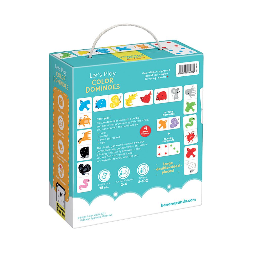 Jouons aux Dominos de Couleurs ! - Banana Panda - myplayground