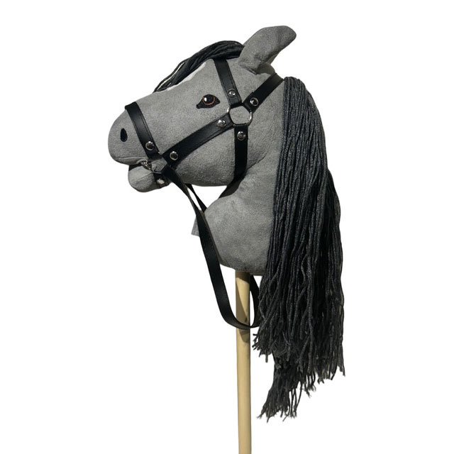 ByToiZZ cheval de loisir bouche ouverte gris - myplayground