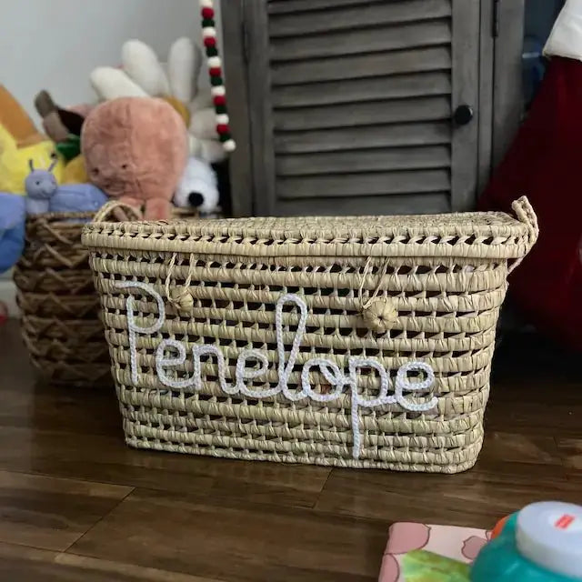 Coffre à Jouets Personnalisé - Boîte à Jouets à Pompons - Wholesale - Mikwi by Mikwi