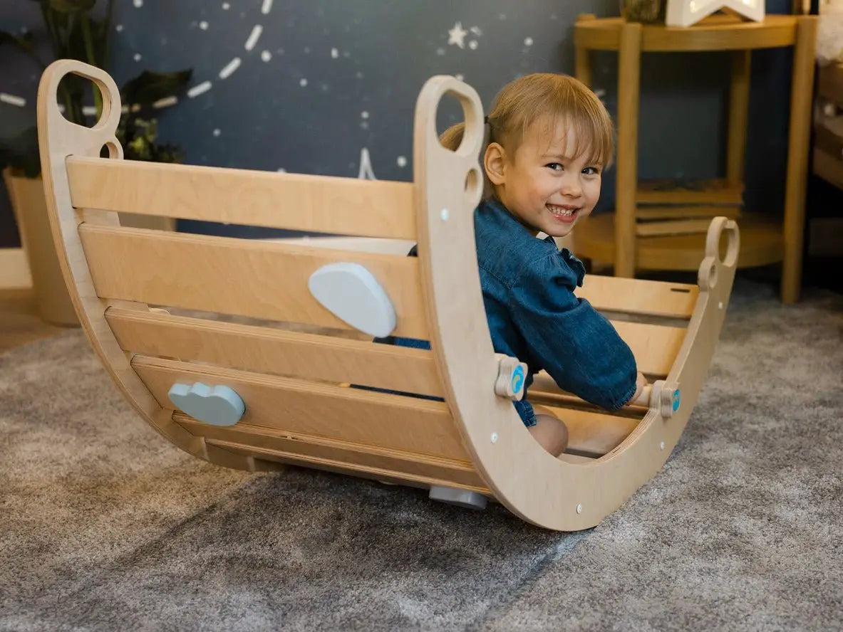 Arche d'Escalade + Rampe pour Alpiniste - Jeu de Motricité Enfant - Happymoon by HappyMoon
