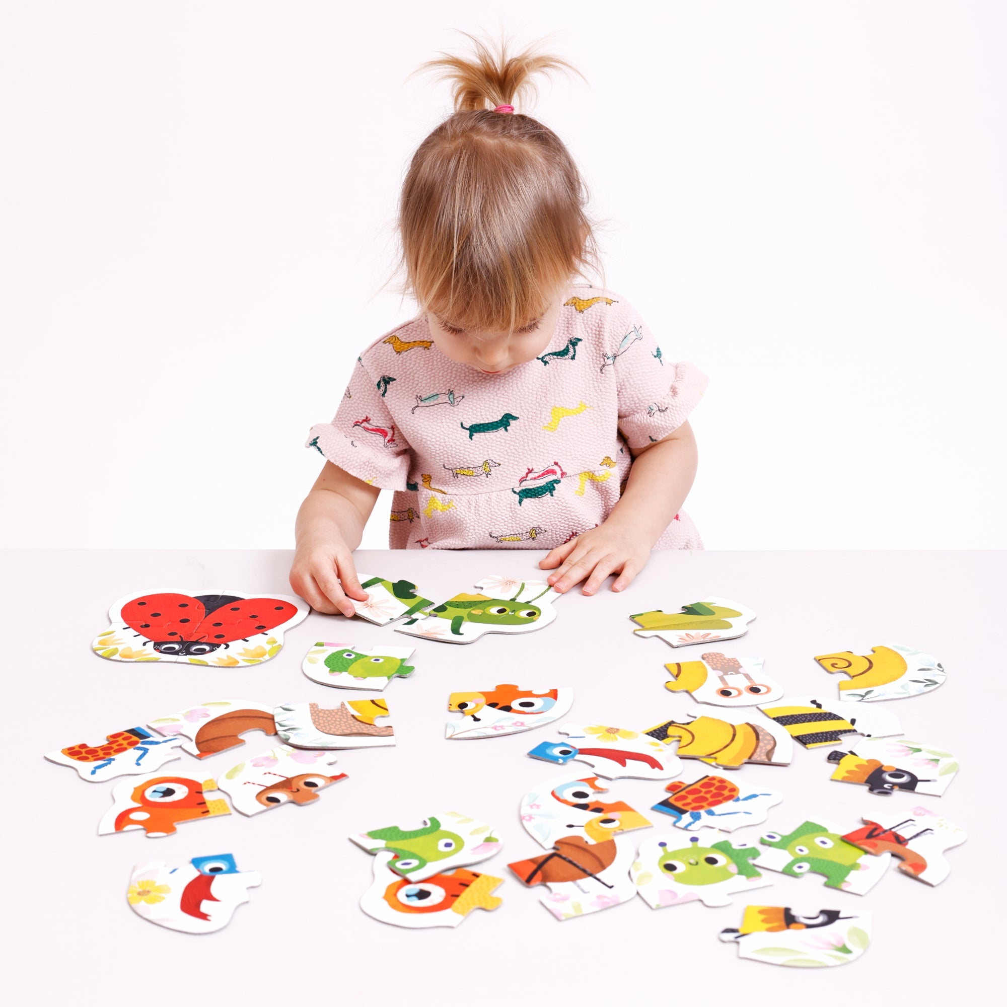 Puzzle Progressif Petites Créatures - Banana Panda - myplayground