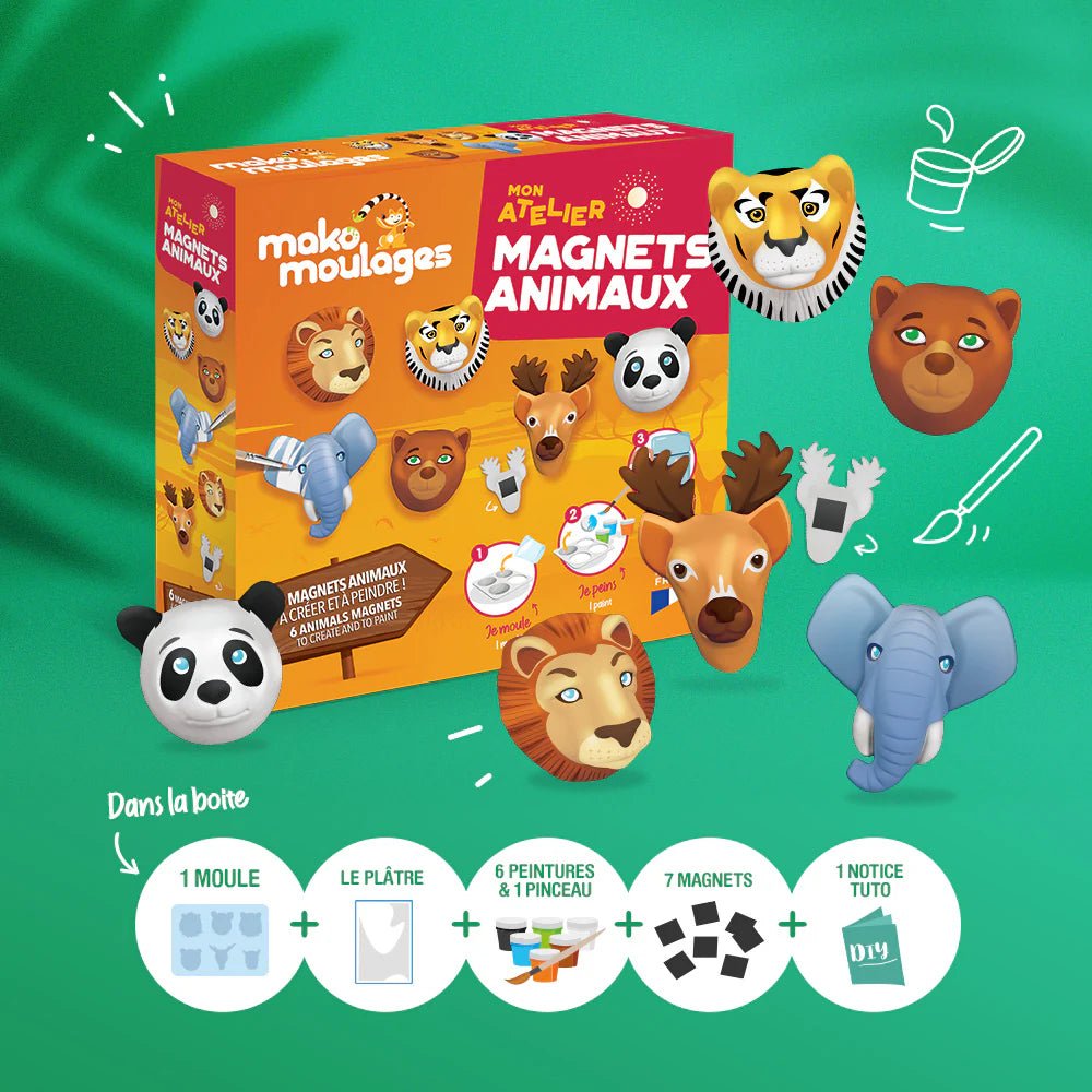 Mako Moulages - Mon Atelier Magnets Animaux - Mako Créations by Mako Créations