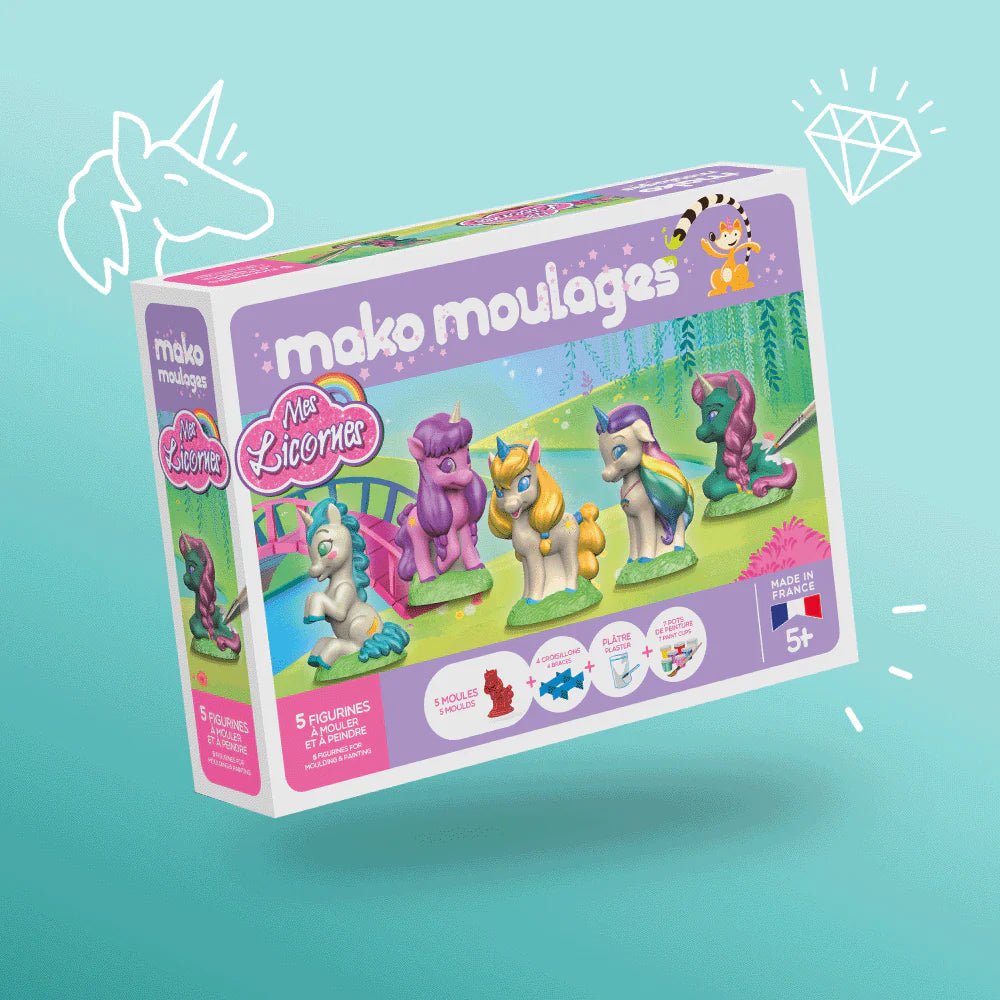 Mako Moulages - Mes Licornes - Mako Créations - myplayground