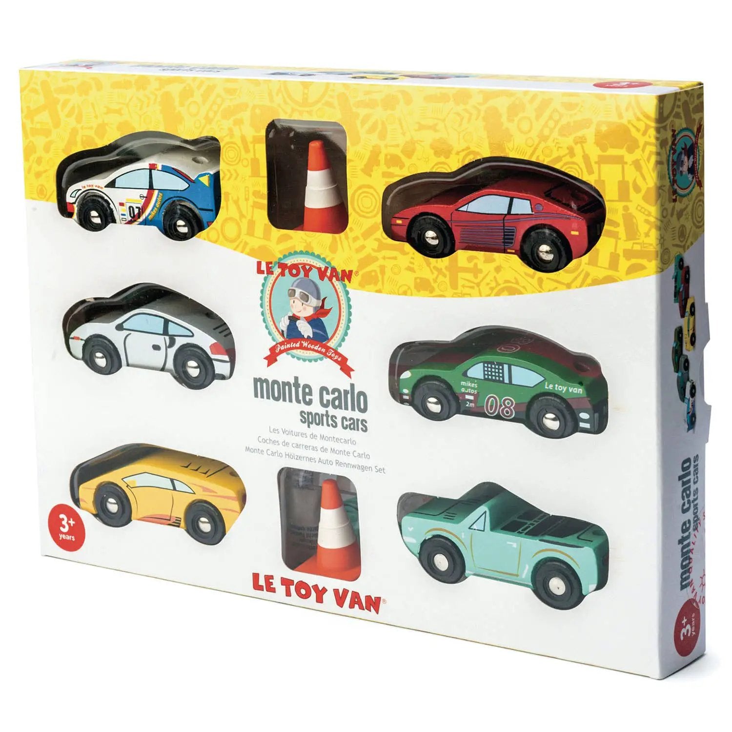 Set de voitures de course Montecarlo - Jeu éducatif enfant ( 3 ans et + ) by Le Toy Van