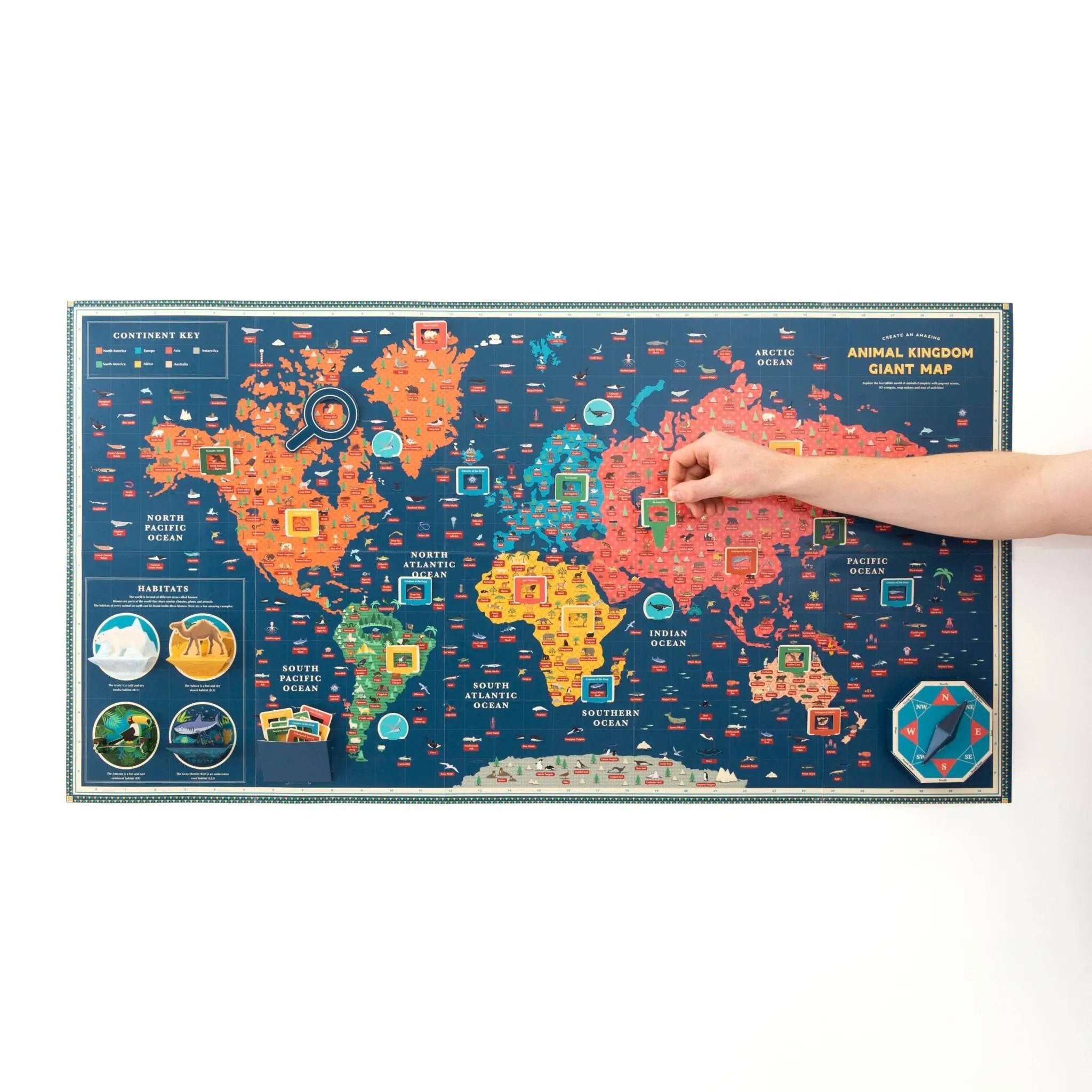 Créez une incroyable carte géante du règne animal by Clockwork Soldier