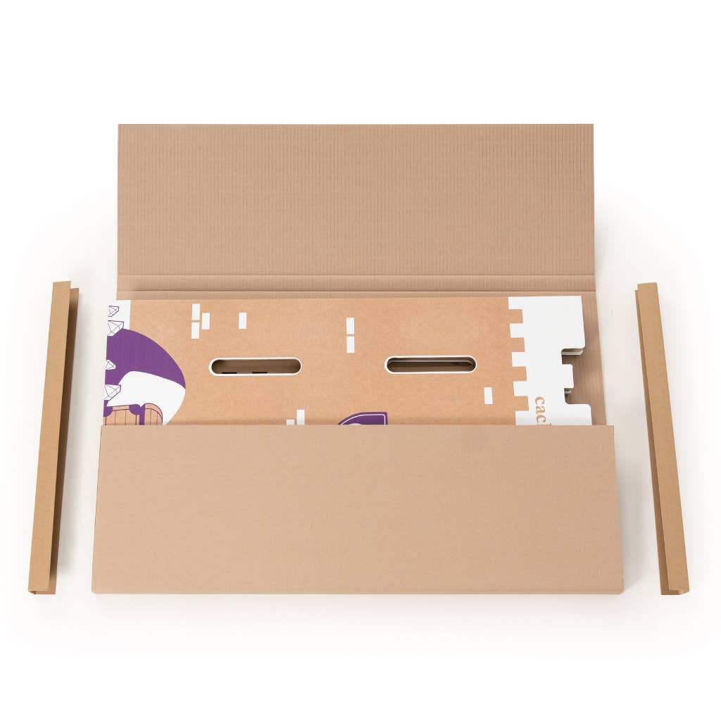 CACHE TOI cabane pliable made in France en carton - DONJON - myplayground