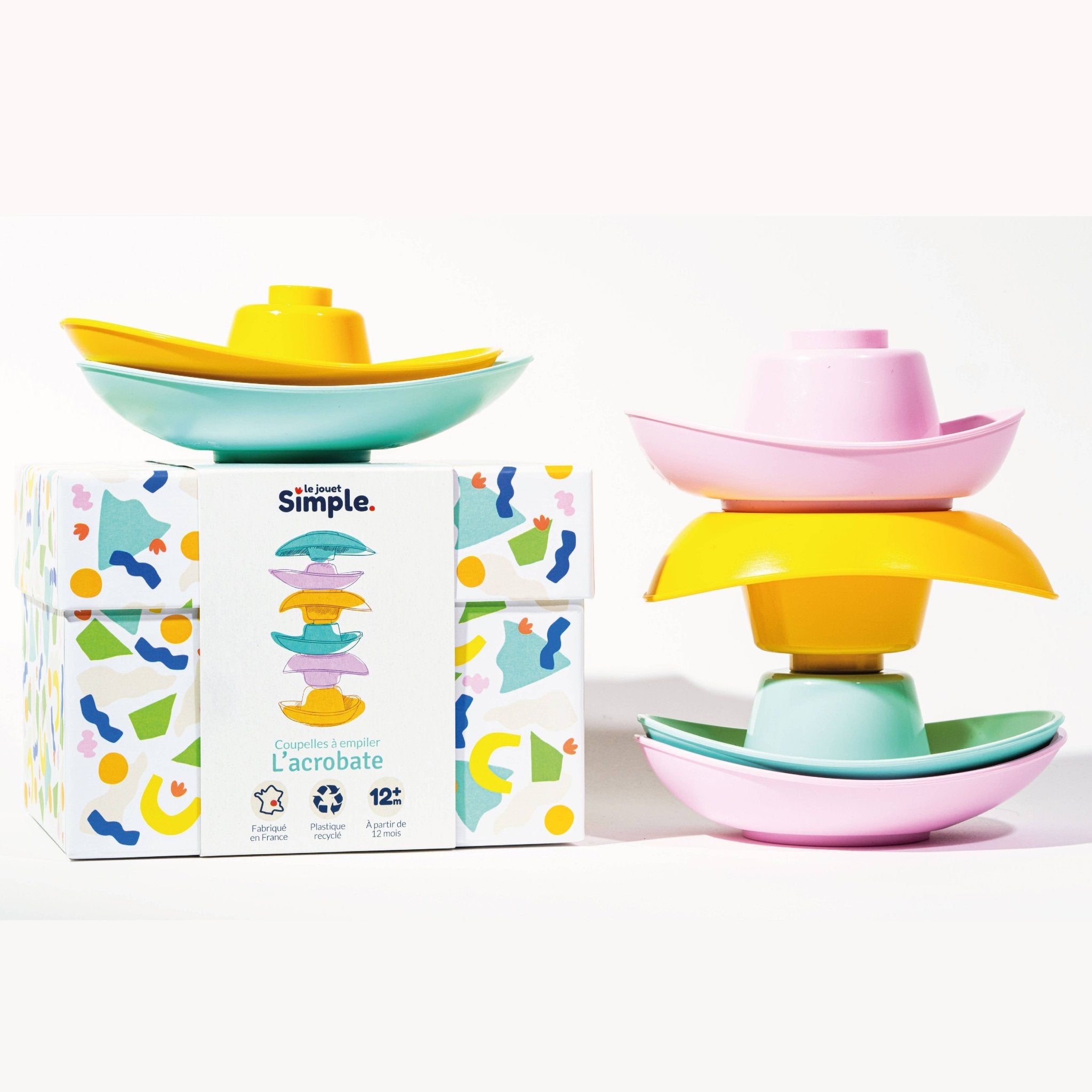 L'acrobate coupelles à empiler Made in France - myplayground