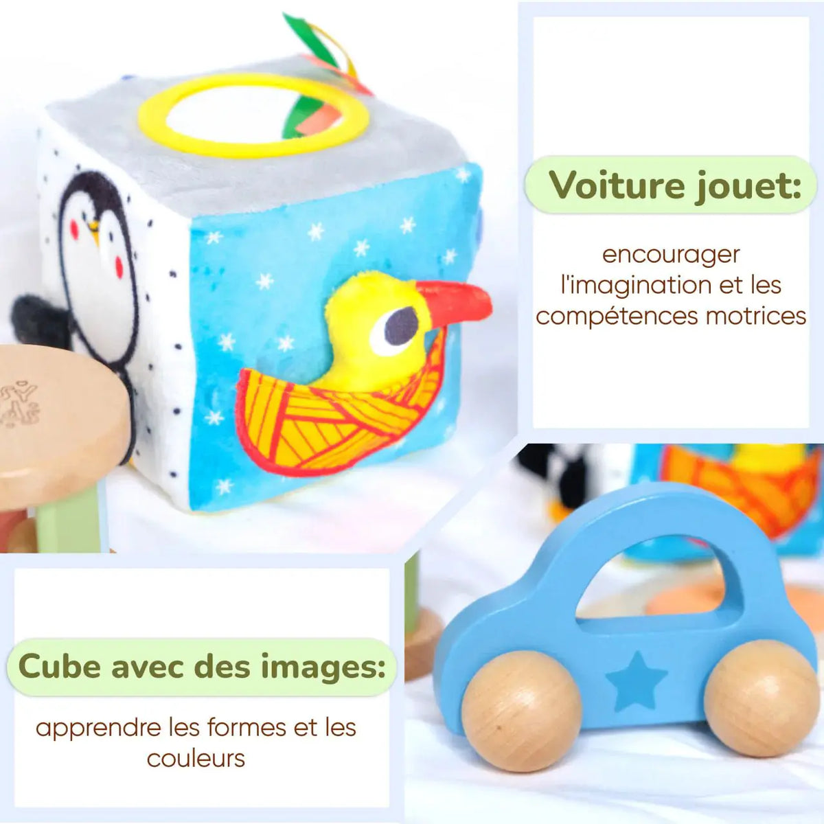 Coffret de Jeu Montessori pour les enfants - 6 à 12 mois - BusyKids by BusyKids
