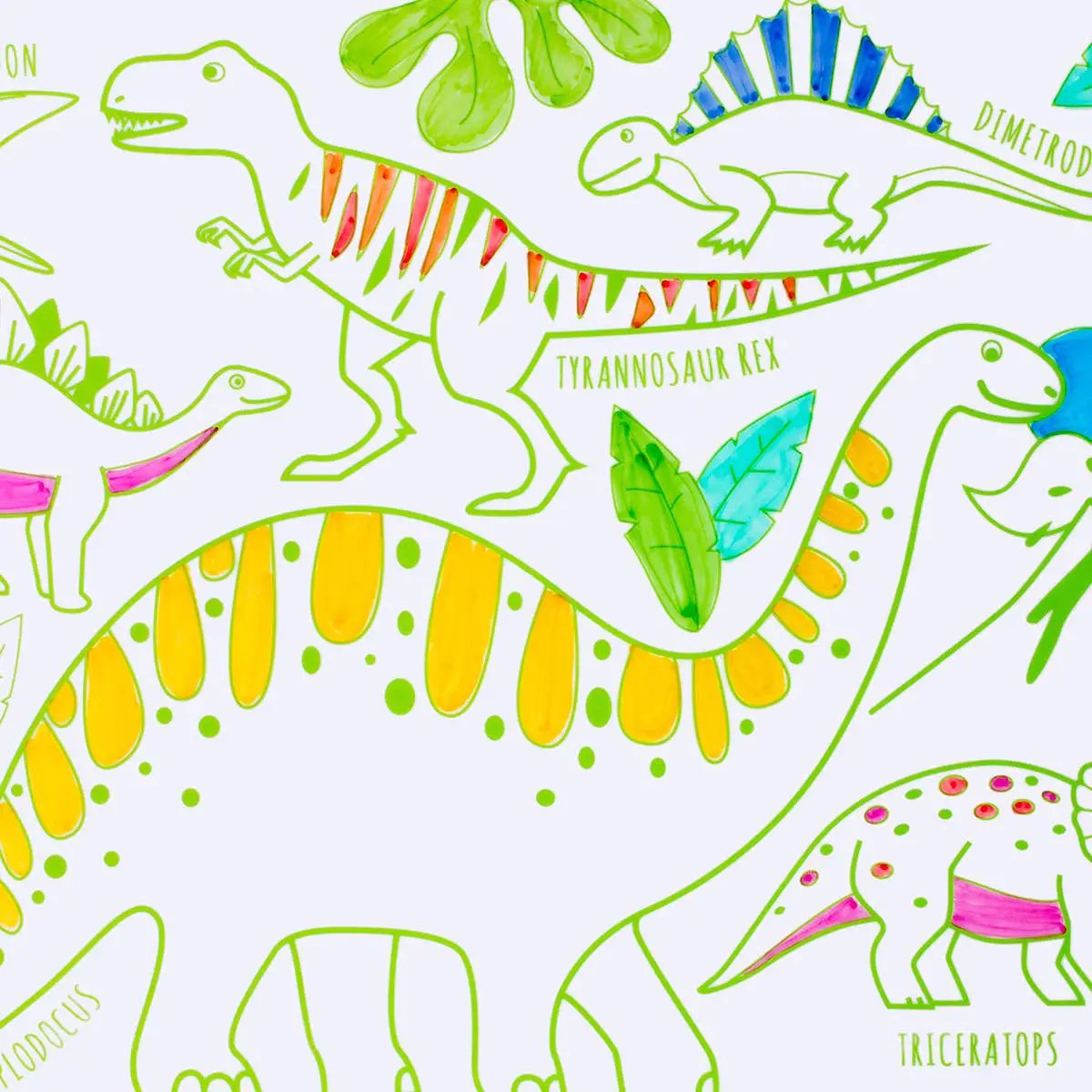 DINO-Mini Playmat by SuperPetit