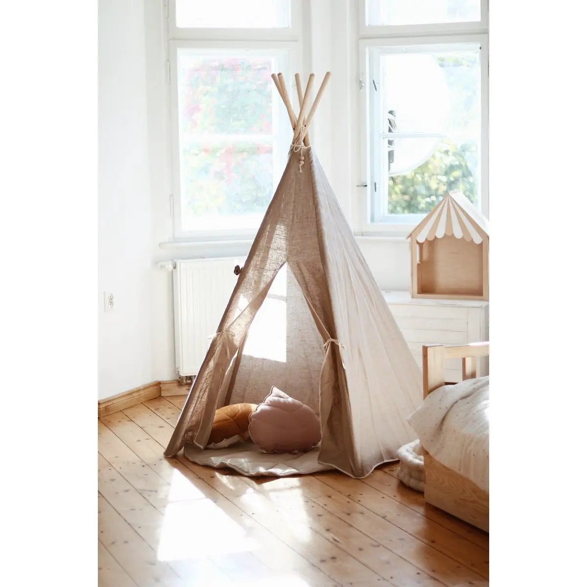 Tente Tipi « Lin Naturel » by Moi Mili
