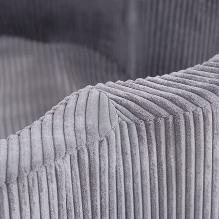 Piscine à balles, 95x30, gris, velours côtelé premium, Floral Fun Zone - Plush Nest - Misioo - myplayground