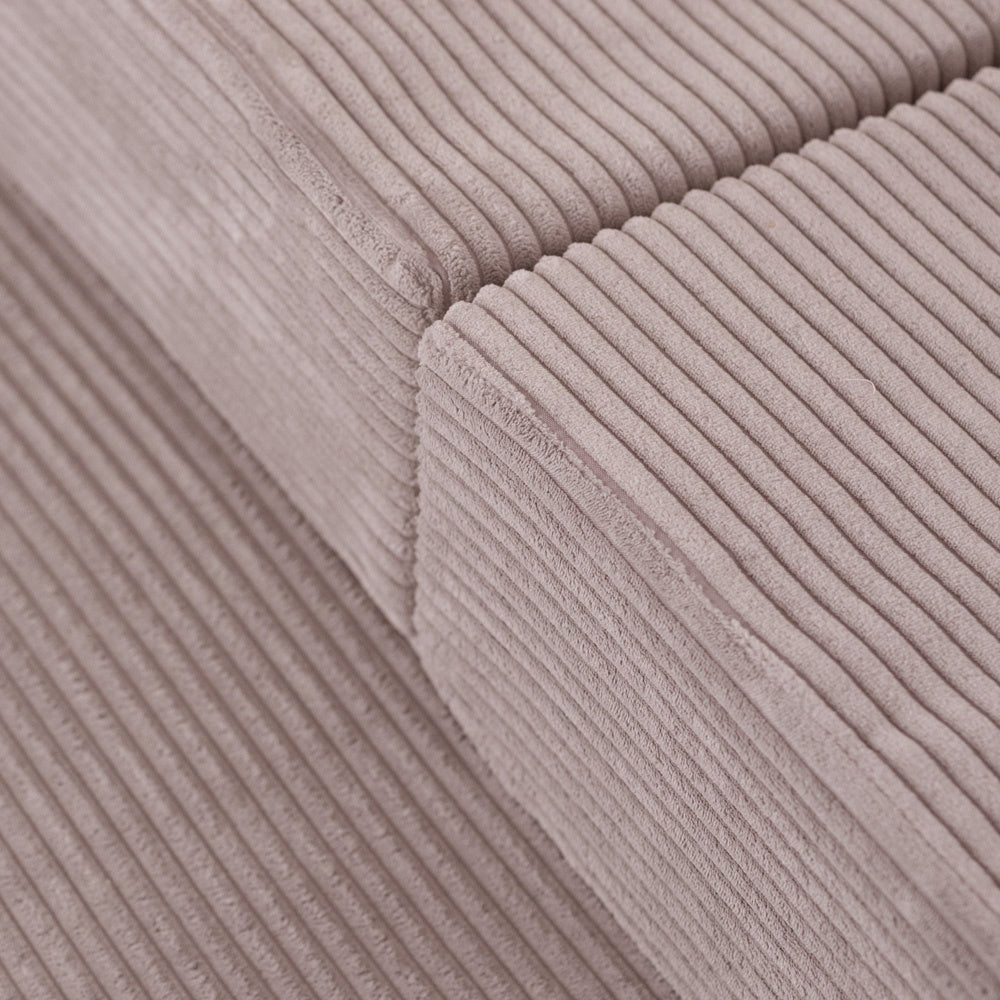 Canapé-lit Foldie - Velours côtelé beige premium, lavable, imperméable - Plush Nest by Misioo