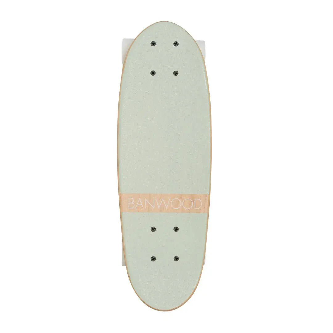 Skateboard menthe – Planche cruiser en érable canadien pour enfant dès 3 ans – Banwood by Banwood