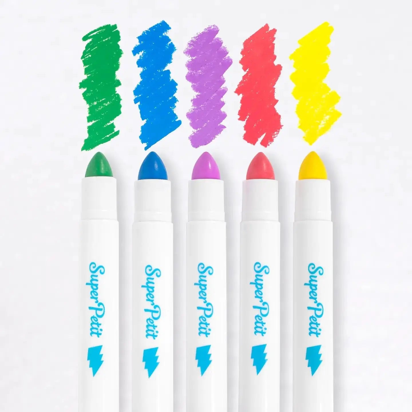 Boite 5 crayons de cire - Baignoire, vitres, miroir - SuperPetit by SuperPetit